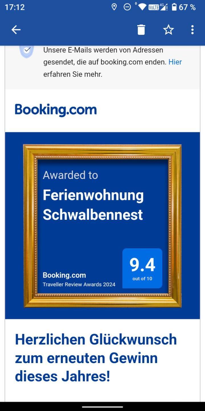 Ferienwohnung Schwalbennest Sommerach Dış mekan fotoğraf